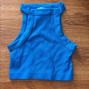 Cotton On Vibrant Blue Ribbed Tank Top